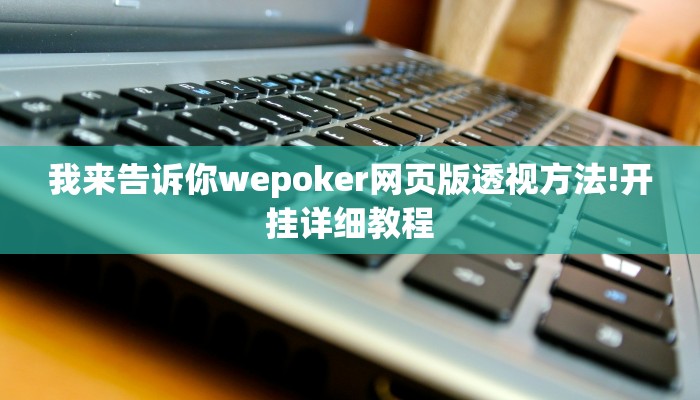 我来告诉你wepoker网页版透视方法!开挂详细教程