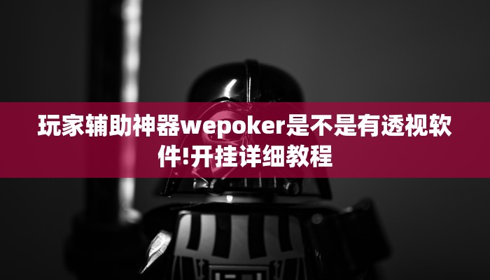 玩家辅助神器wepoker是不是有透视软件!开挂详细教程
