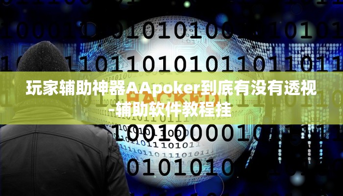 玩家辅助神器AApoker到底有没有透视-辅助软件教程挂 