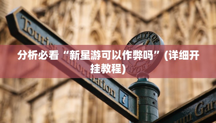 分析必看“新星游可以作弊吗”(详细开挂教程)