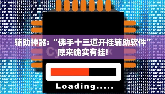 辅助神器:“佛手十三道开挂辅助软件”原来确实有挂!