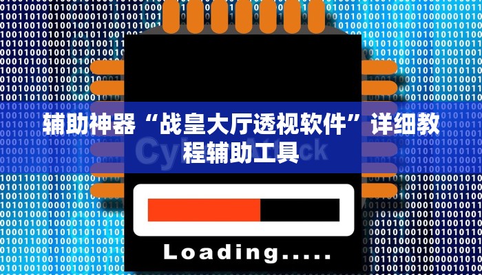 辅助神器“战皇大厅透视软件”详细教程辅助工具