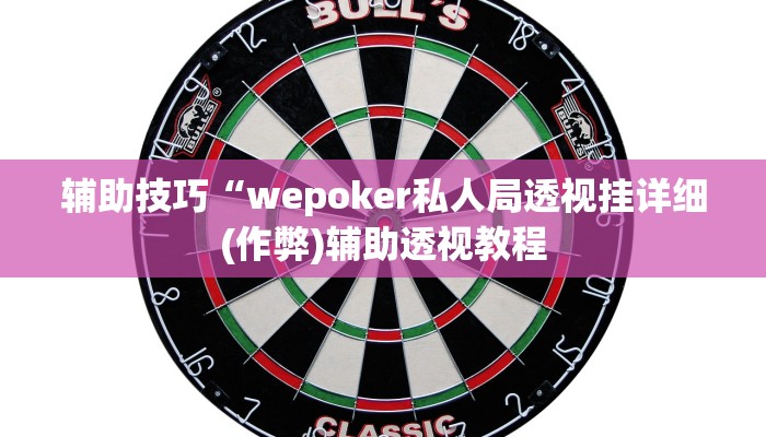 实测辅助wepoker透视脚本(透视)功能”学会包赢