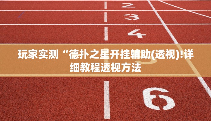 实测辅助wepoker德州局透视挂专用(透视)详细教程