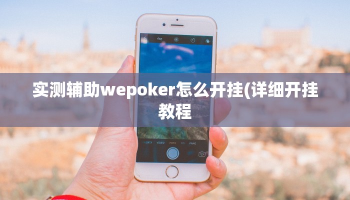 实测辅助wepoker怎么开挂(详细开挂教程