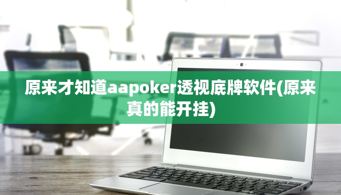 原来才知道aapoker透视底牌软件(原来真的能开挂)