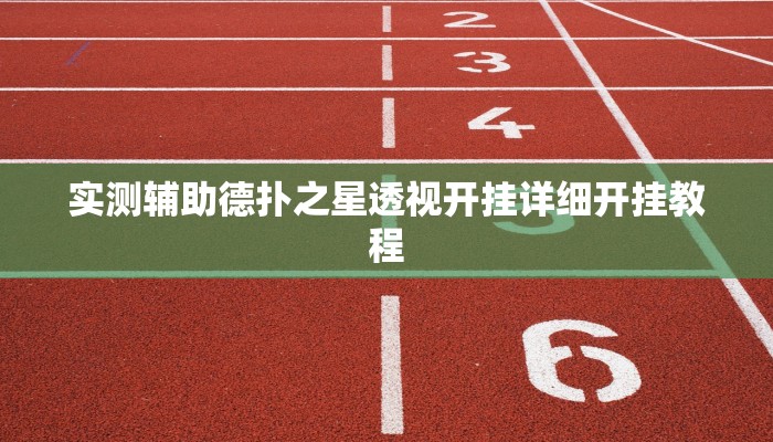 实测辅助德扑之星透视开挂详细开挂教程
