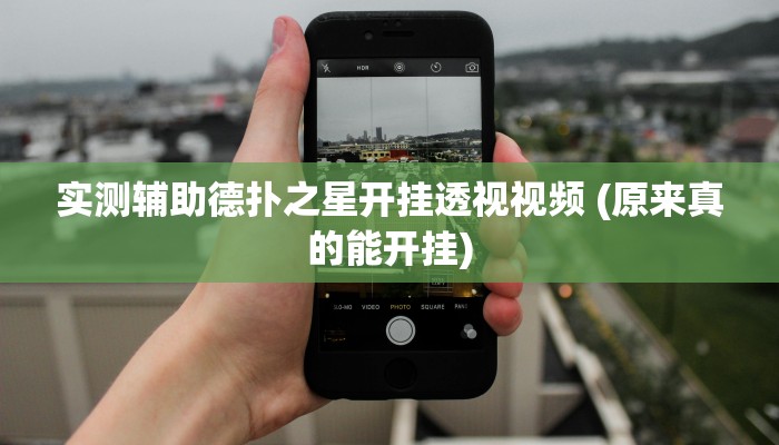实测辅助德扑之星开挂透视视频 (原来真的能开挂)