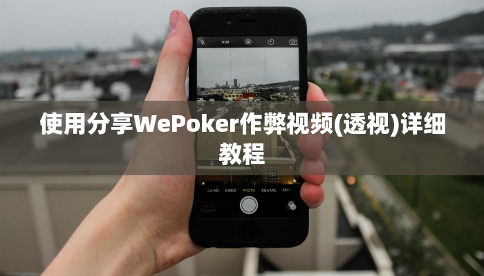 使用分享WePoker作弊视频(透视)详细教程
