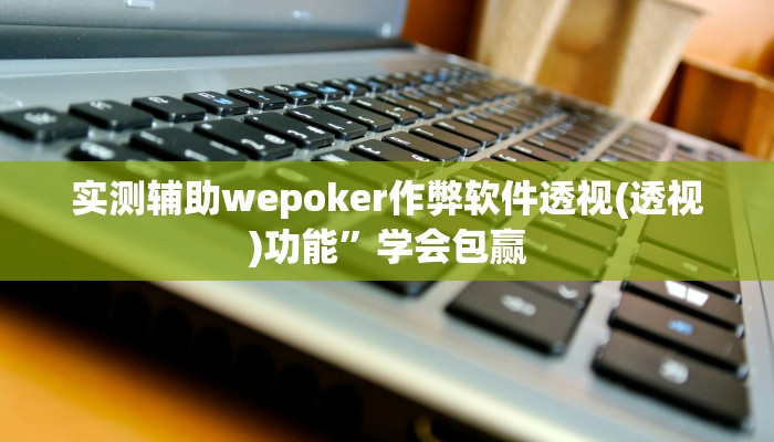 实测辅助wepoker作弊软件透视(透视)功能”学会包赢