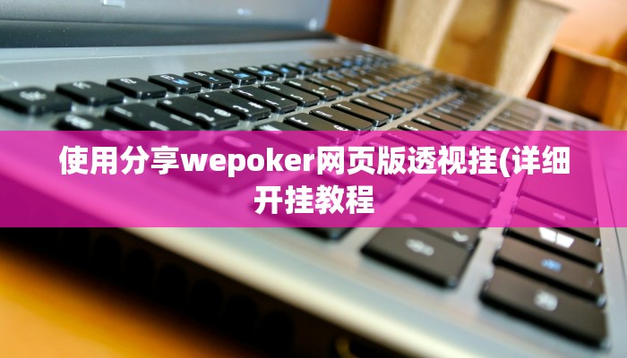 使用分享wepoker网页版透视挂(详细开挂教程