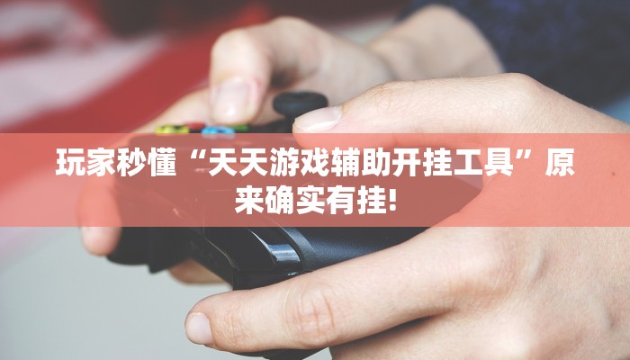 玩家秒懂“天天游戏辅助开挂工具”原来确实有挂!