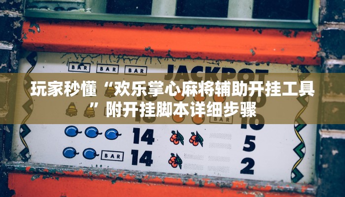 玩家秒懂“欢乐掌心麻将辅助开挂工具”附开挂脚本详细步骤