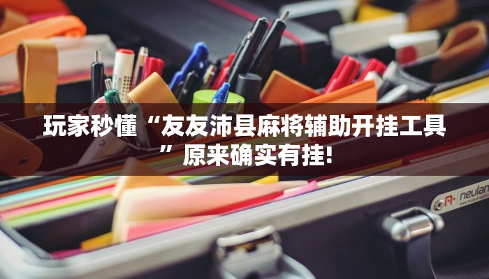 玩家秒懂“友友沛县麻将辅助开挂工具”原来确实有挂!