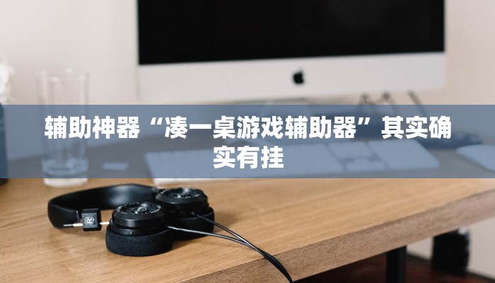 辅助神器“凑一桌游戏辅助器”其实确实有挂