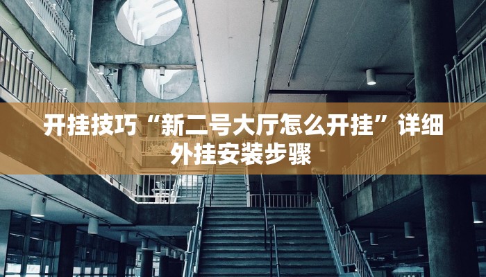 开挂技巧“新二号大厅怎么开挂”详细外挂安装步骤 