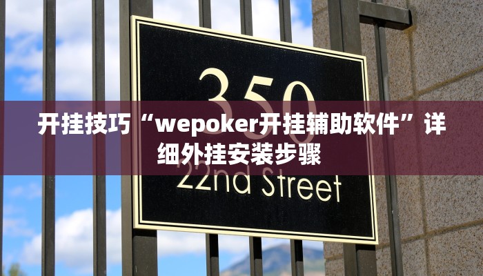 开挂技巧“wepoker开挂辅助软件”详细外挂安装步骤 
