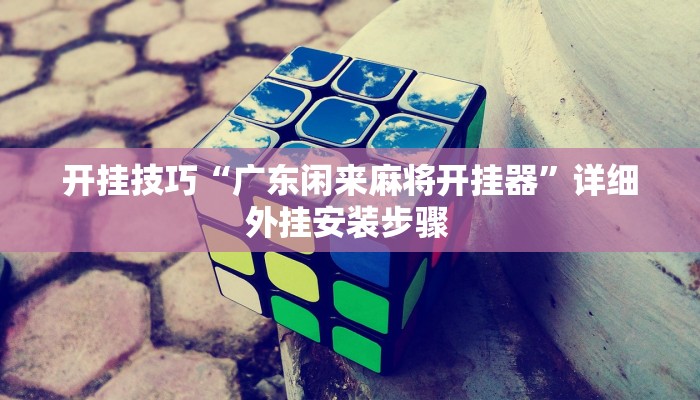 开挂技巧“广东闲来麻将开挂器”详细外挂安装步骤 