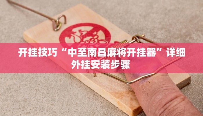 开挂技巧“中至南昌麻将开挂器”详细外挂安装步骤 
