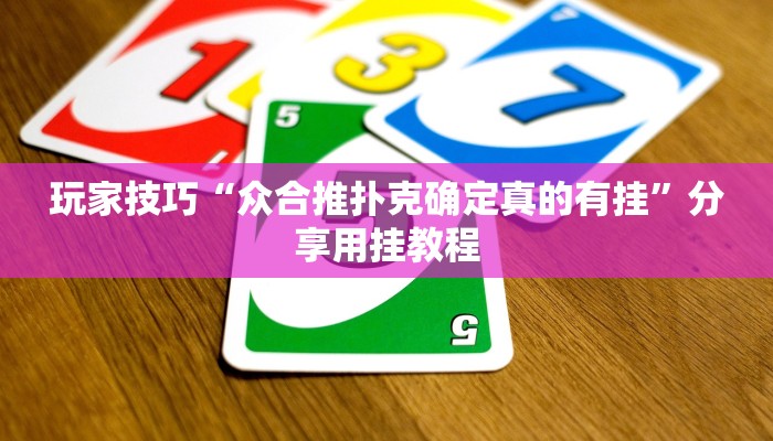 玩家技巧“众合推扑克确定真的有挂”分享用挂教程 玩家技巧“众合推扑克确定真的有挂”分享用挂教程