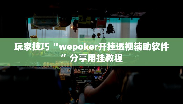 玩家技巧“wepoker开挂透视辅助软件”分享用挂教程 玩家技巧“wepoker开挂透视辅助软件”分享用挂教程