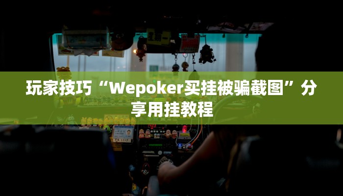 玩家技巧“Wepoker买挂被骗截图”分享用挂教程 玩家技巧“Wepoker买挂被骗截图”分享用挂教程