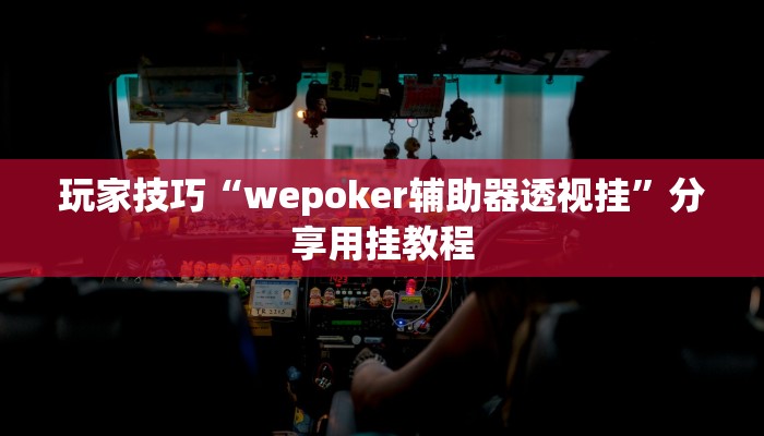 玩家技巧“wepoker辅助器透视挂”分享用挂教程 玩家技巧“wepoker辅助器透视挂”分享用挂教程