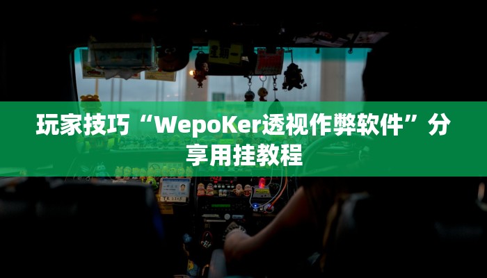 玩家技巧“WepoKer透视作弊软件”分享用挂教程 玩家技巧“WepoKer透视作弊软件”分享用挂教程