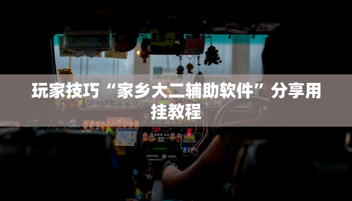 玩家技巧“家乡大二辅助软件”分享用挂教程 玩家技巧“家乡大二辅助软件”分享用挂教程