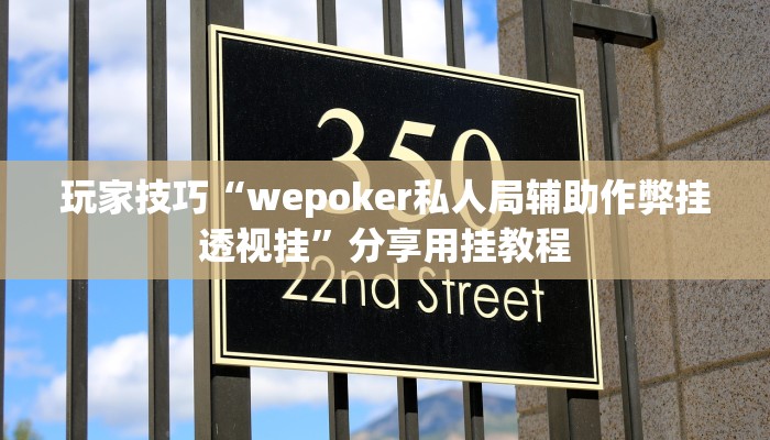 玩家技巧“wepoker私人局辅助作弊挂透视挂”分享用挂教程 玩家技巧“wepoker私人局辅助作弊挂透视挂”分享用挂教程