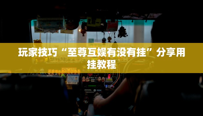 玩家技巧“至尊互娱有没有挂”分享用挂教程 玩家技巧“至尊互娱有没有挂”分享用挂教程