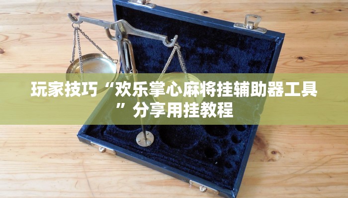 玩家技巧“欢乐掌心麻将挂辅助器工具”分享用挂教程 玩家技巧“欢乐掌心麻将挂辅助器工具”分享用挂教程