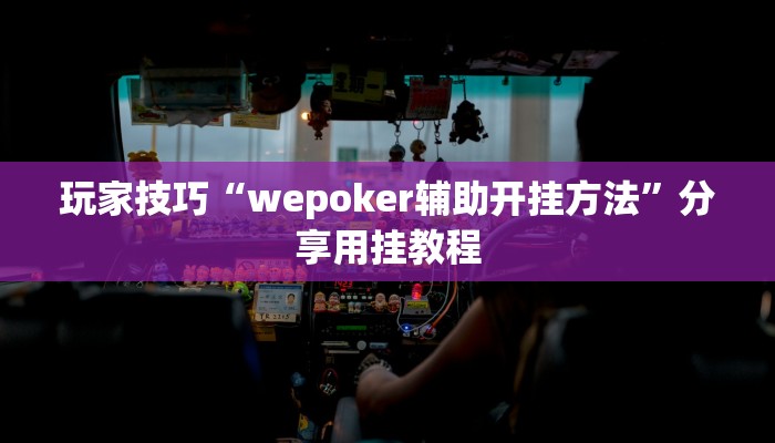 玩家技巧“wepoker辅助开挂方法”分享用挂教程 玩家技巧“wepoker辅助开挂方法”分享用挂教程