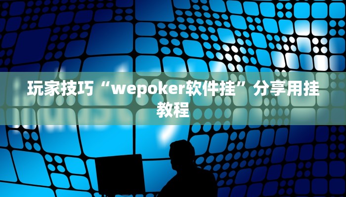 玩家技巧“wepoker软件挂”分享用挂教程 玩家技巧“wepoker软件挂”分享用挂教程