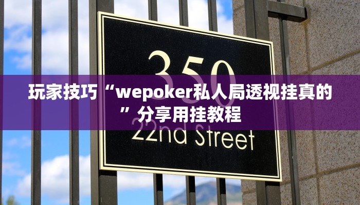 玩家技巧“wepoker私人局透视挂真的”分享用挂教程 玩家技巧“wepoker私人局透视挂真的”分享用挂教程