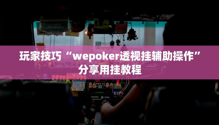 玩家技巧“wepoker透视挂辅助操作”分享用挂教程 玩家技巧“wepoker透视挂辅助操作”分享用挂教程