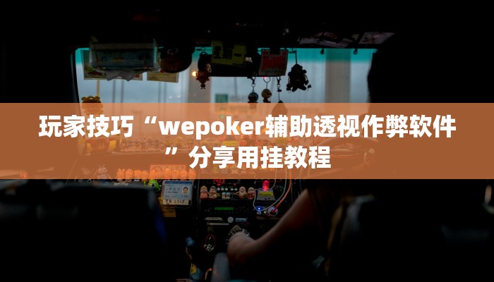 玩家技巧“wepoker辅助透视作弊软件”分享用挂教程 玩家技巧“wepoker辅助透视作弊软件”分享用挂教程