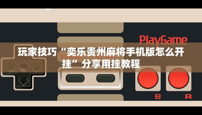 玩家技巧“奕乐贵州麻将手机版怎么开挂”分享用挂教程 玩家技巧“奕乐贵州麻将手机版怎么开挂”分享用挂教程