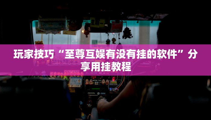 玩家技巧“至尊互娱有没有挂的软件”分享用挂教程