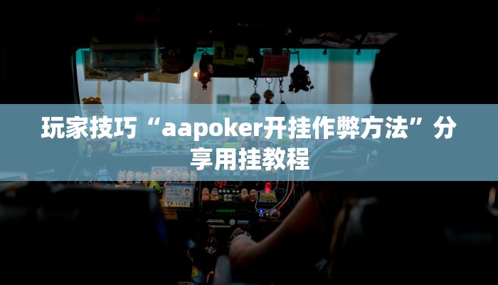 玩家技巧“aapoker开挂作弊方法”分享用挂教程