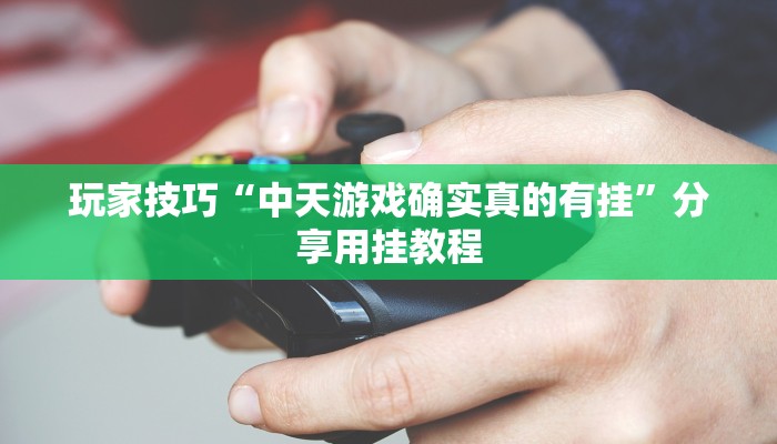 玩家技巧“中天游戏确实真的有挂”分享用挂教程