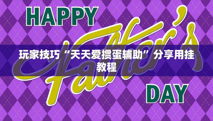 玩家技巧“天天爱掼蛋辅助”分享用挂教程