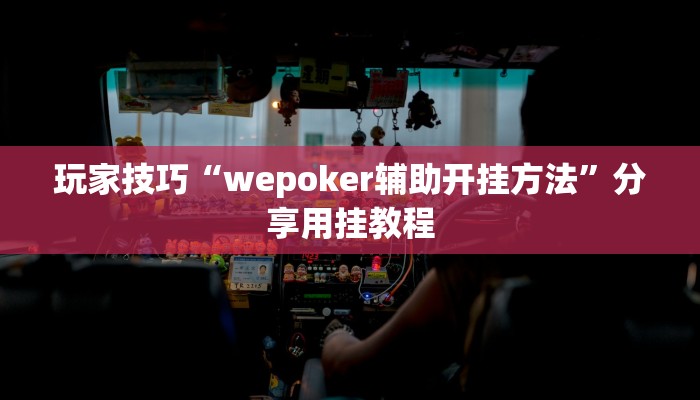 玩家技巧“wepoker辅助开挂方法”分享用挂教程 玩家技巧“wepoker辅助开挂方法”分享用挂教程