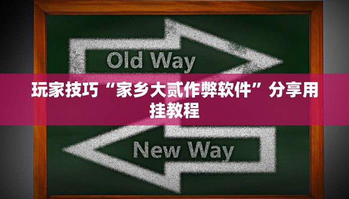 玩家技巧“家乡大贰作弊软件”分享用挂教程 玩家技巧“家乡大贰作弊软件”分享用挂教程