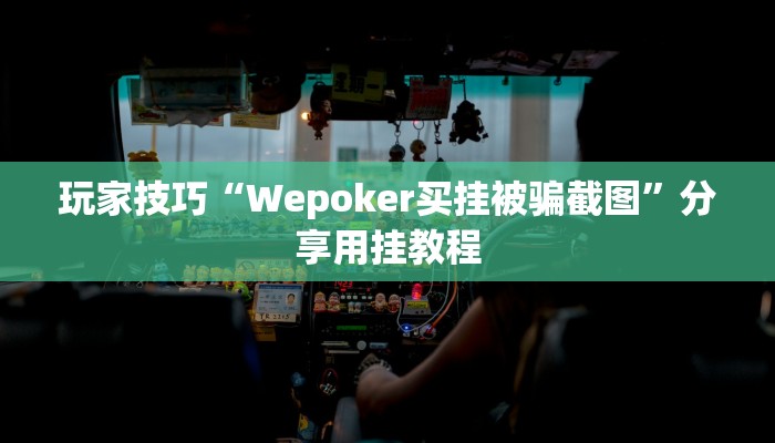 玩家技巧“Wepoker买挂被骗截图”分享用挂教程 玩家技巧“Wepoker买挂被骗截图”分享用挂教程