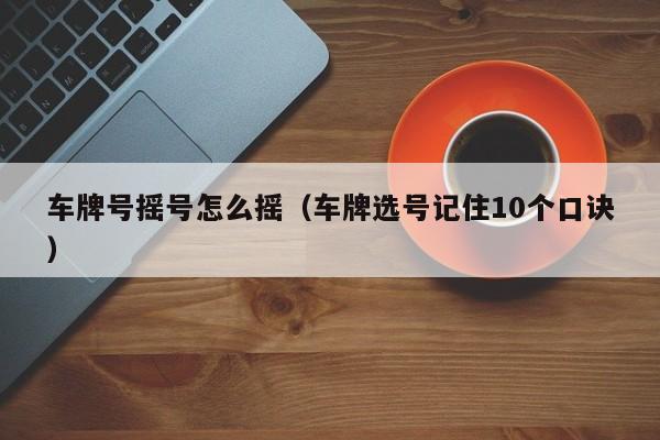 车牌号摇号怎么摇(车牌选号记住10个口诀)